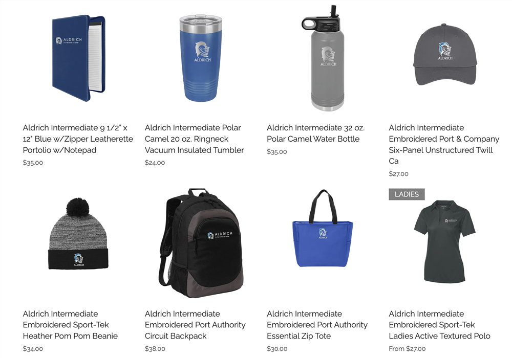 Aldrich Spirit Wear Store